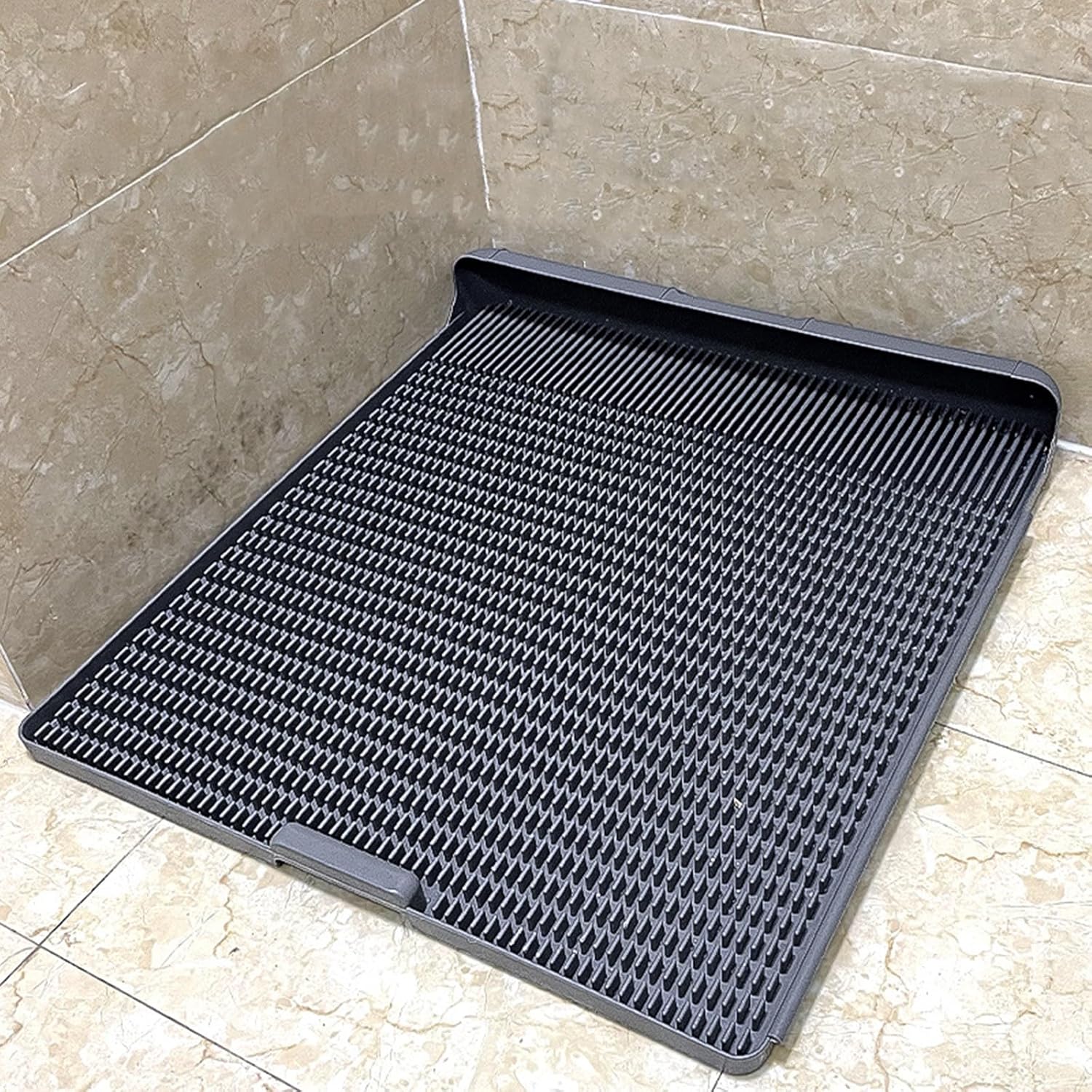 Dog Potty Tray Indoor Puppy Toilet with Comfort Grid & Anti-Slip Base Spliceable Easy Clean Litter Box for Small Medium Large Dogs Multiple Colors