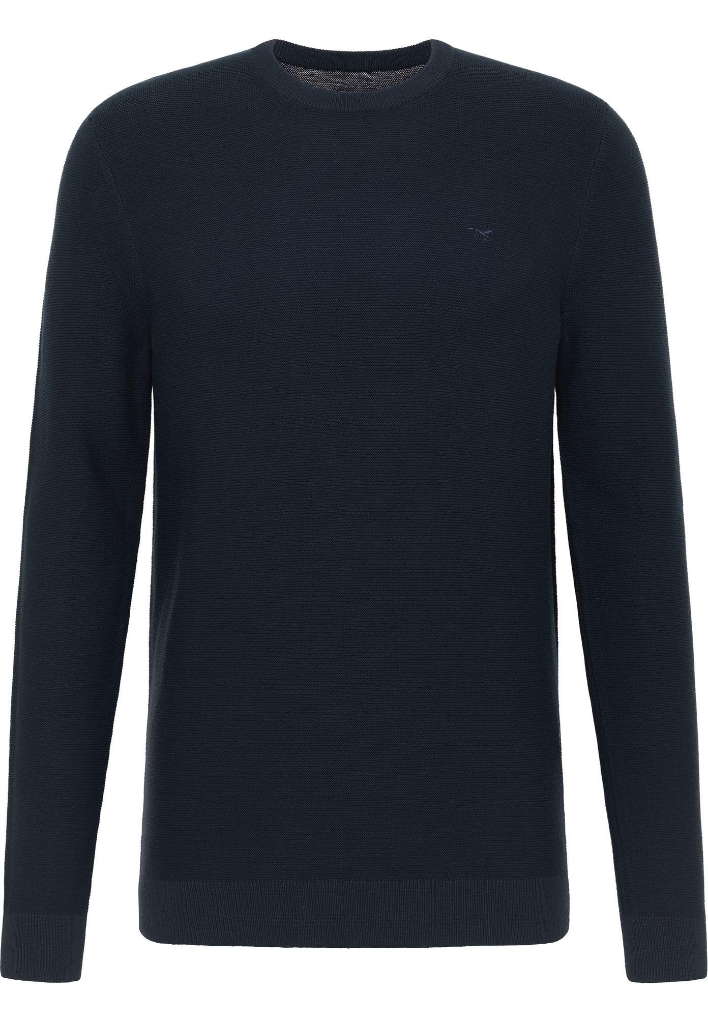 MUSTANG Herren Rundhals Pullover Elliot - Regular Fit S - 6XL Blau Schwarz