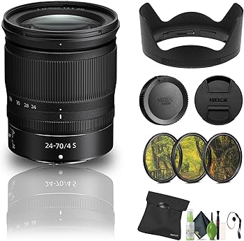 Amazon.com: Nikon NIKKOR Z 24-70mm f/4 S Lens (20072) + Filter Kit