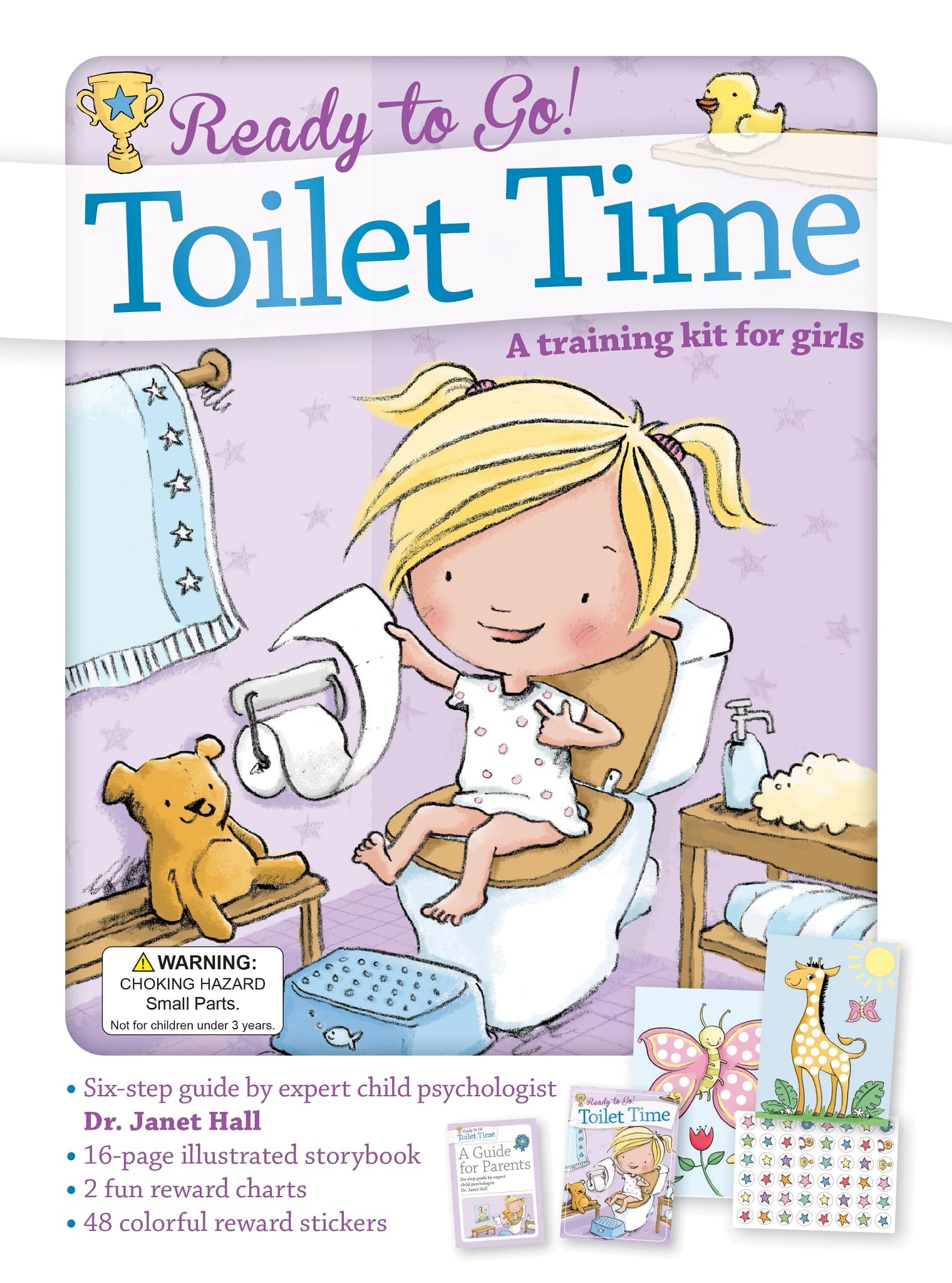 Toilet Time: A Training Kit for Girls: Step-by-Step Potty Training for Girls Made Easy (Ready to Go!)