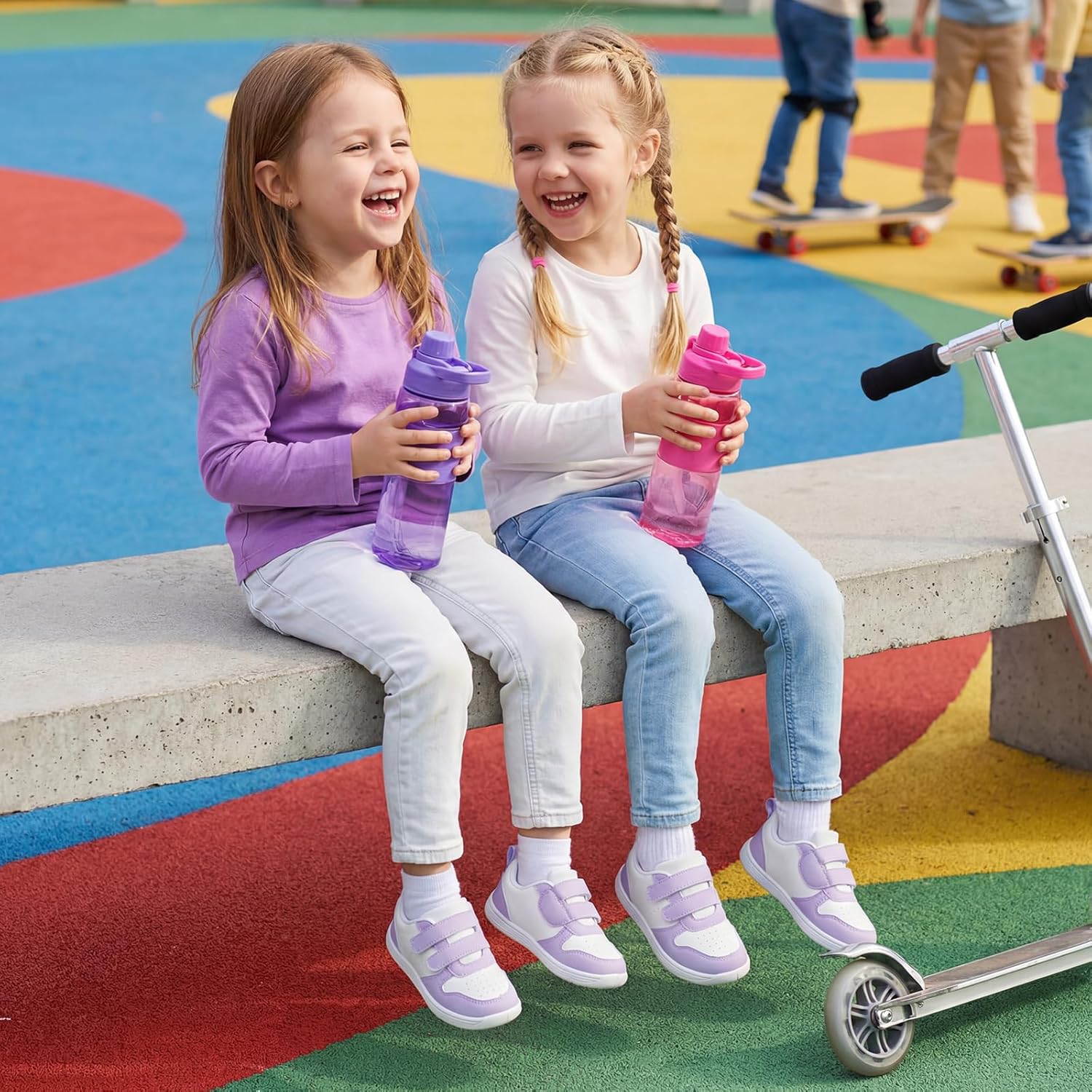 STQ Toddler Wide Toe Box Barefoot Shoes Boys Girls Kids Sneakers Non Slip Lightweight Zero Drop Comfortable Tennis Walking Running School Athletic Casual Indoor Outdoor - Image 9