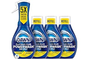 Platinum Powerwash Dish Spray, Dish Soap, Lemon Scent Refill