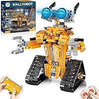 Vista 9 de Sillbird Kit de construcción de robot con control remoto, regalos STEM para niños de 8 a 13 años, codificación de juguetes técnicos robóticos
