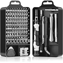 Precision screwdriver set with Necamocu Case, 115 in 1 electronic magnetic repair tool set
