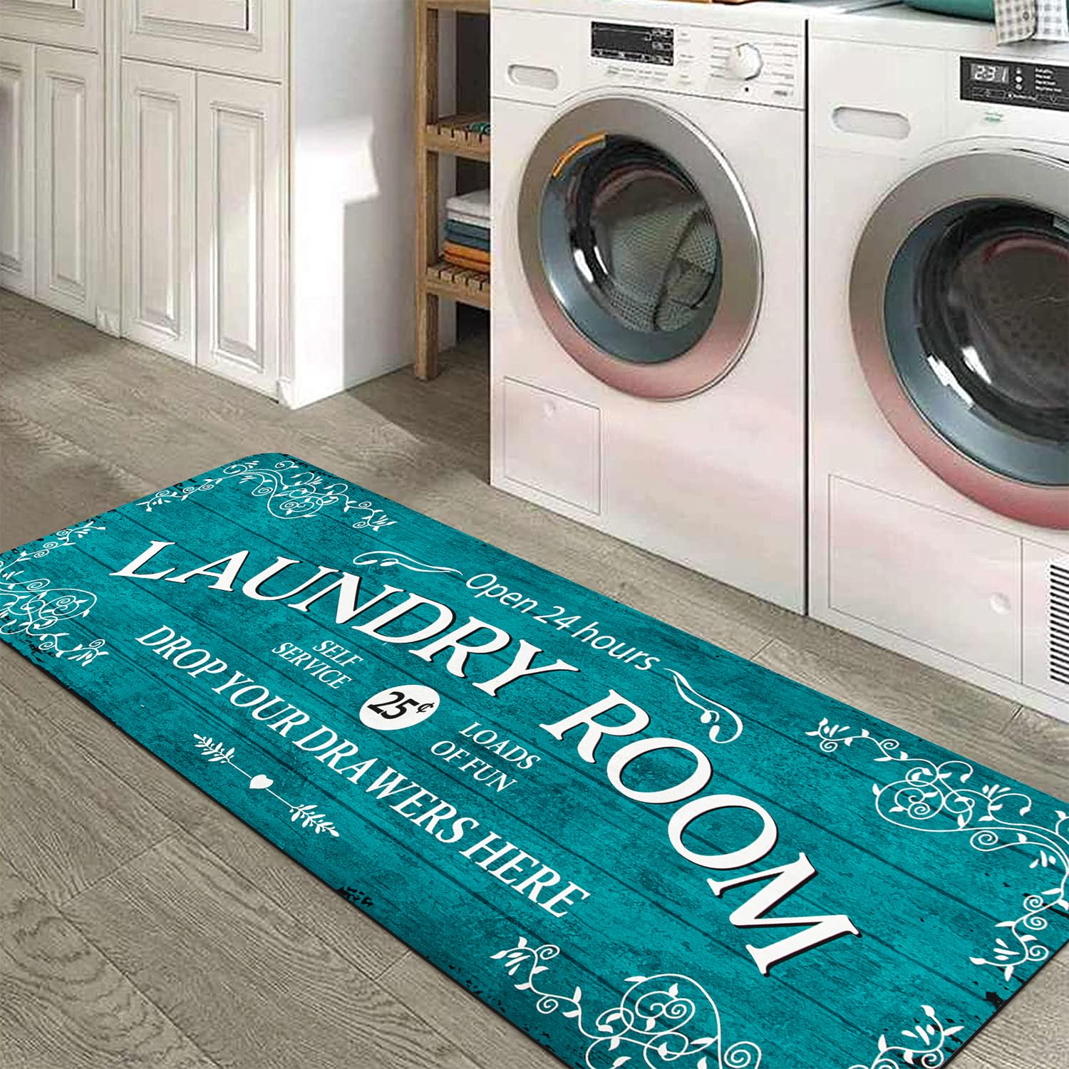 Amazon.com: Lahome Farmhouse Laundry Room Rug Runner 20