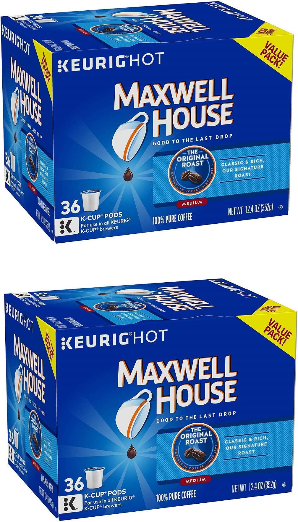 Maxwell House Original Roast K-Cup Coffee Pods