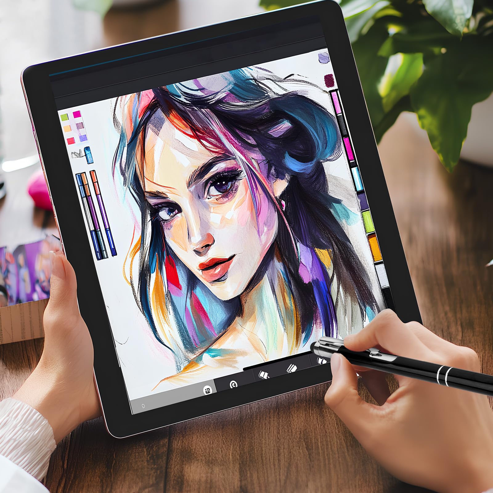 50er Kugelschreiber mit Gravur & Touchpen,Blau Tinte, Personalisiert Pen als Geschenke mit Wunschtext,Abschiedsgeschenk,Glücksbringer Prüfung,Geschäftliche,Werbegeschenk,Werbeartikel