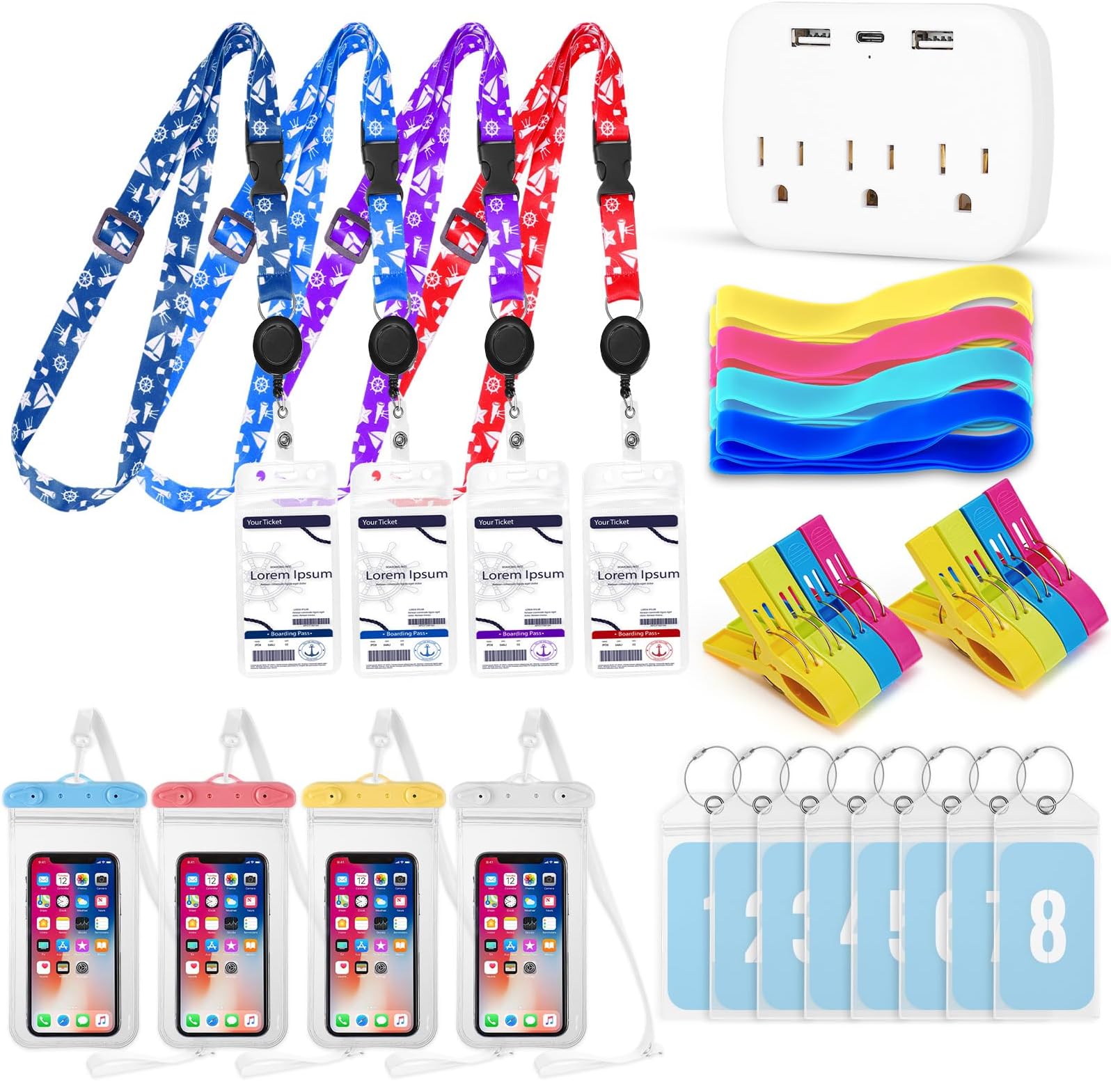 25 Pcs Cruise Essentials Kit Must Haves Include Cruise