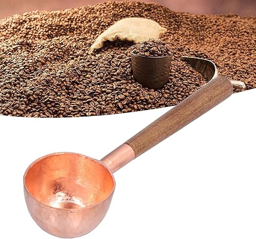 Miniatura 4 de Cucharas medidoras, Cuchara de café de cobre en grano de té de azúcar de especias cuchara medidora para el hogar, bar, té, leche, uso en tienda