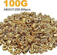 Vista 2 de BronaGrand 3.53 oz (alrededor de 220-300 unidades) cuentas espaciadoras de columna de oro antiguo, abalorios, collares, dijes, accesorios