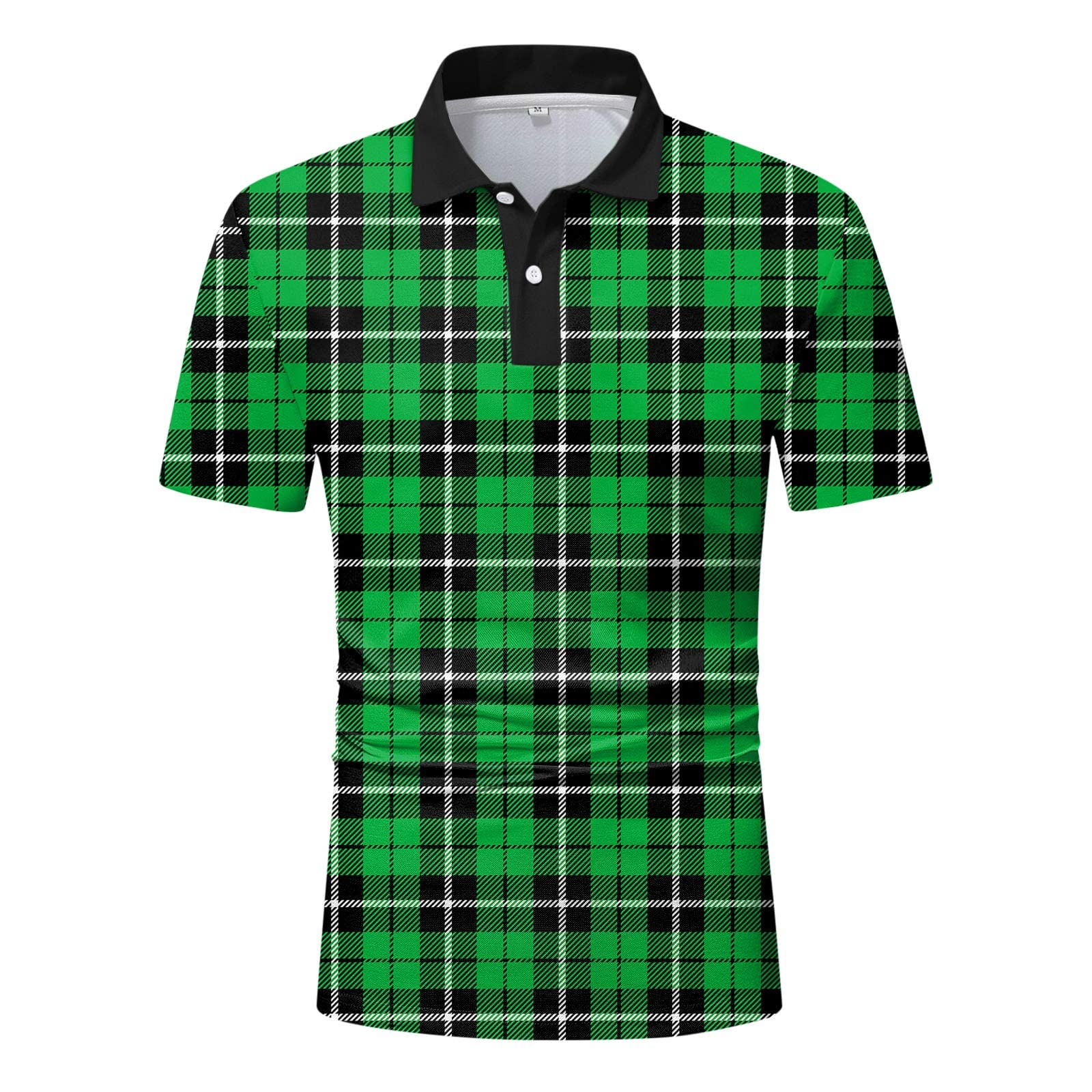 BlandoomMen's Polo Shirts T Shirts for Men UK Funny Slogan 4XL Contrast Panels Taped Neckline Blue Polo Shirt Mens Mens Gym Tops Tshirt Men Gifts for Men Funny and Unusual