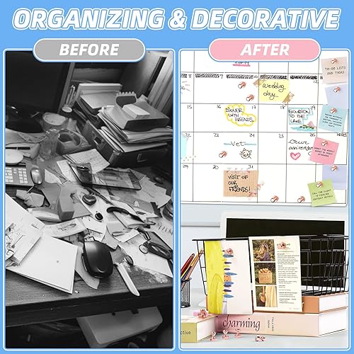 Miniatura 87 de VNDUEEY 12 imanes negros para nevera, imanes de pizarra blanca, imán pequeño y fuerte para pizarra, oficina, aula, cocina