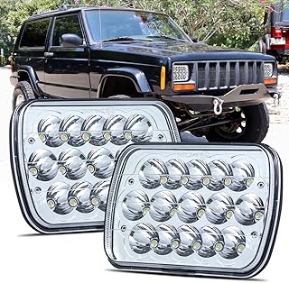 5x7 LED Headlights Dot Approved H6054 LED Headlight 7x6 Headlamp 2PCS Hi/Low Sealed Beam Headlight for Je ep Offroad Truck Chevy Ford with H6014 H6052 6054 H5054 H6054LL