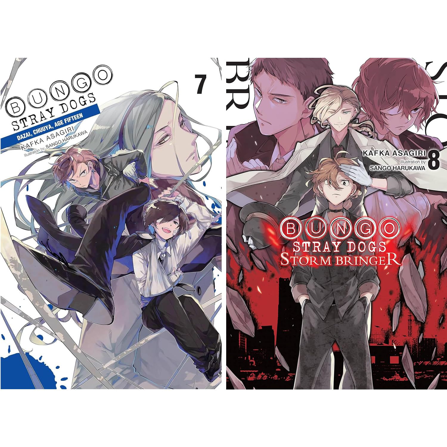 Bungo Stray Dogs Light Novel Set Vol 1-8