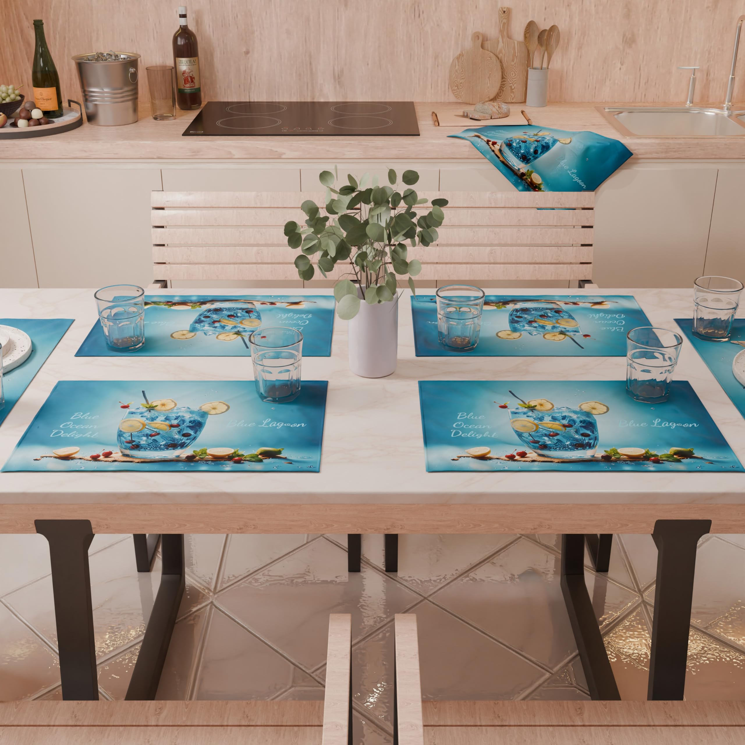 PETTI Artigiani Italiani, American Placemats with Digital Print - Image 4