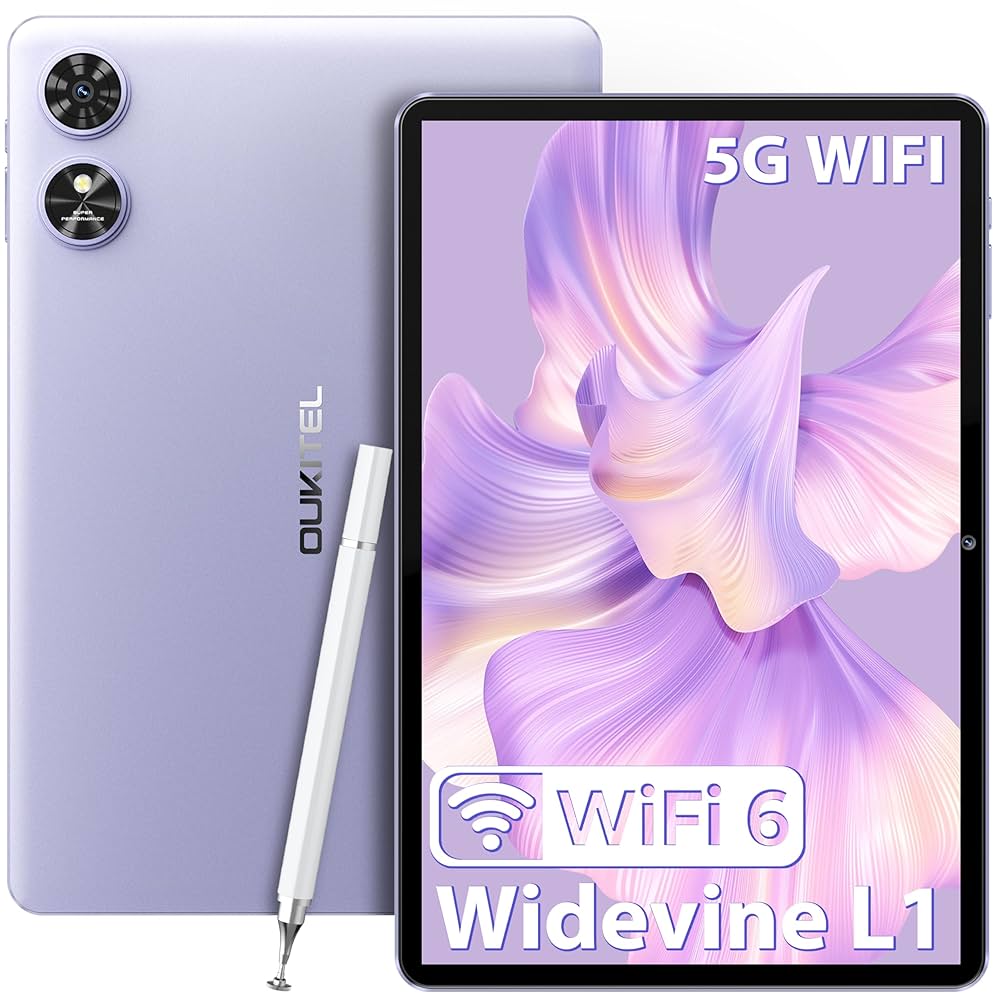 OUKITEL OT6 16GB+64GB+1TB拡張 Android 13 SmartTablet Oukitel OT6: TÜV SÜD Certified, Android 13