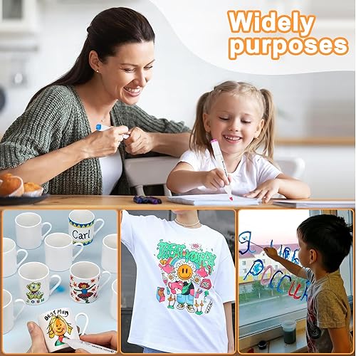 Miniatura 2 de Juego de 160 marcadores artísticos con estuche de transporte y soporte de punta doble punta ancha y fina