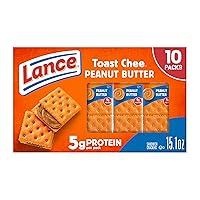 Vista 25 de Galletas de sándwich Lance, mantequilla de maní Nekot, 10 paquetes envueltos individualmente, 6 galletas cada uno
