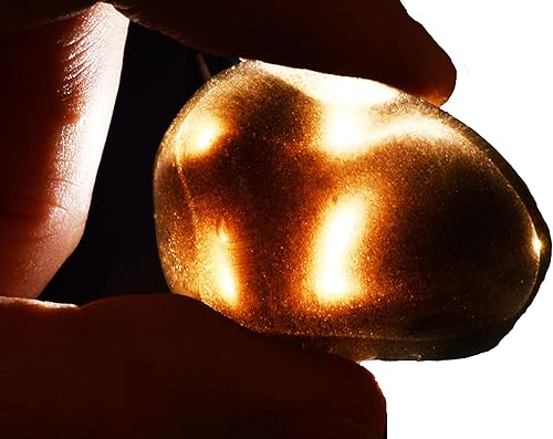 Rock Your Chakra Rara lágrima de apache de 1 34 a 2 14 pulgadas, piedra de reiki de cristal curativo de chakras de roca pulida pulida