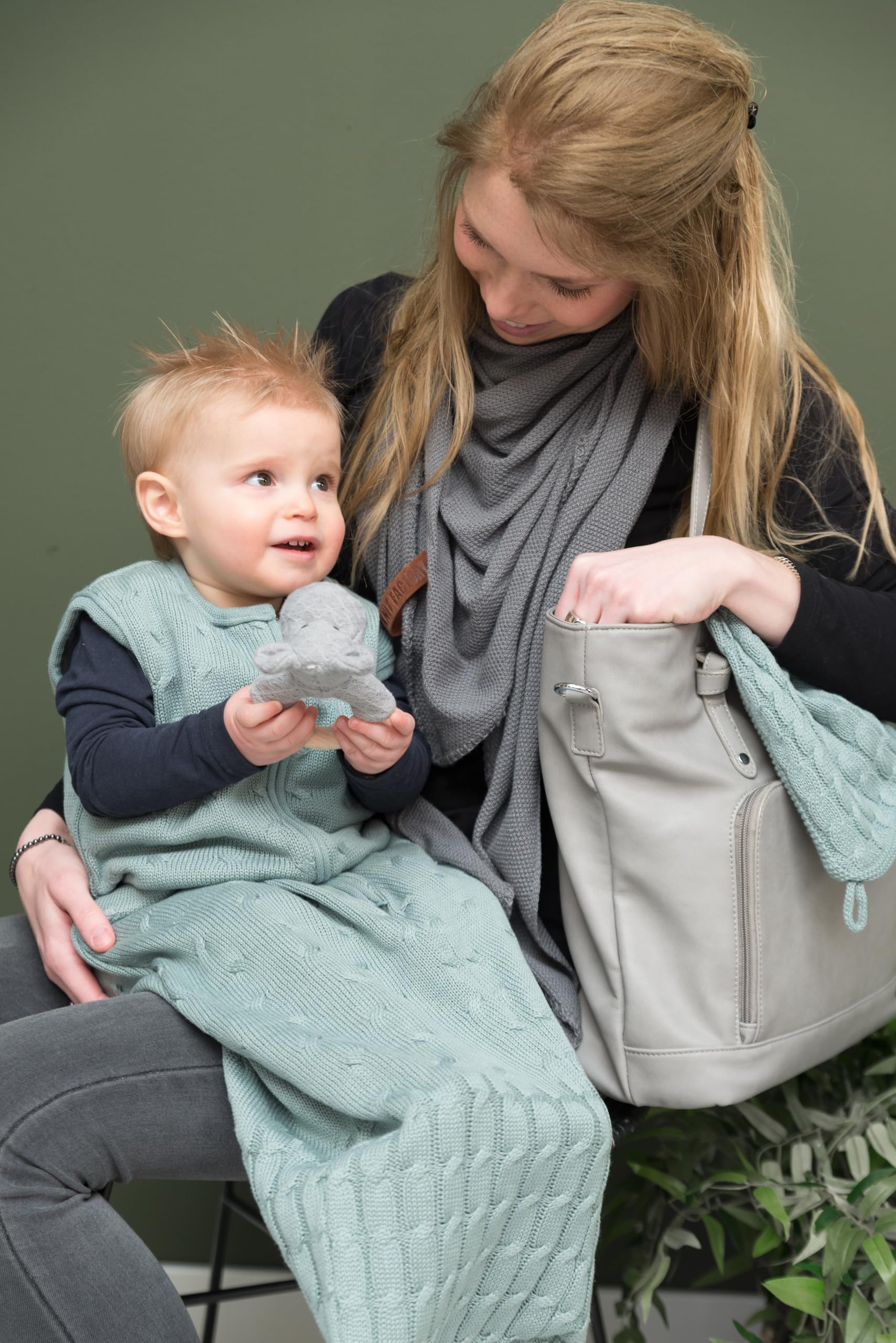 Baby's Only Schlafsack Zopf Uni gestrickt, 90 cm