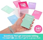 C'est l'heure des filles - Carte de nuit pour filles Game pour Bachelorette, Galentines ou Soirée Dames - 240 Doucement & Questions sassys avec des défis - Soirée amusante Game pour les adultes & Ados