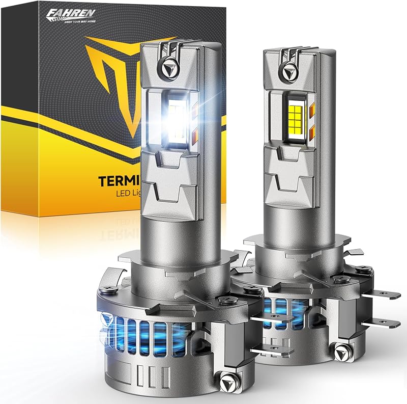 Lâmpadas LED H11B FORENNER com Ventoinha de Resfriamento, 6500K – Par com 2 unidades