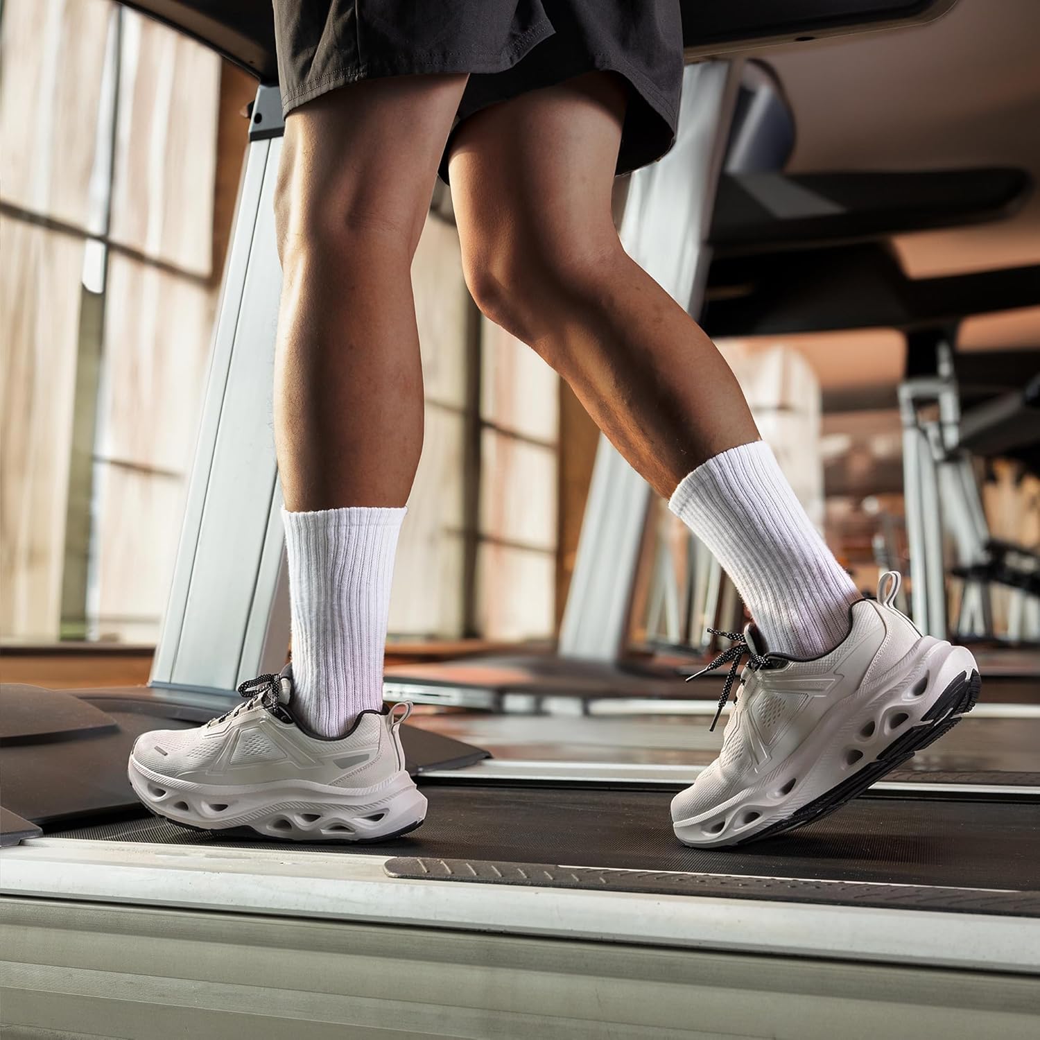 NORTIV 8 Men's Comfortable Walking Shoes MovePropel Athletic Breathable Gym Workout Tennis Jogging Cross Training Non Slip Fashion Running Sneakers - Image 2