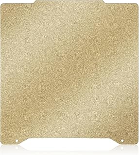 Asbrot Prusa Mini Print Bed Flexible Removable Spring Steel Sheet Double Sided Textured PEI Powder Coated Build Plate, 7.7×7.4 inch/ 196.3x190mm, No Base 3D Printer Accesories