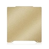 Prusa Mini Print Bed Flexible Removable Spring Steel Sheet Double Sided Textured PEI Powder Coated Build Plate, 7.7x7.4 inch/ 196.3x190mm, No Base 3D Printer Accesories