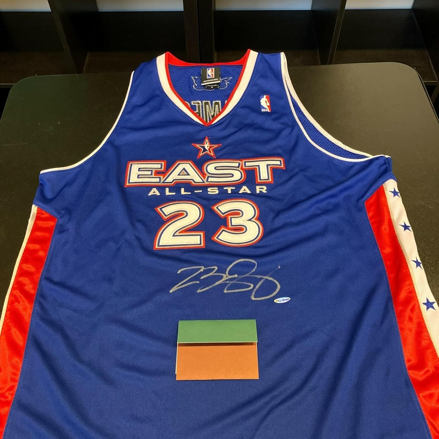 Beautiful Lebron James Signed 2005 First All Star Game Jersey Upper Deck UDA COA - Autographed NBA Jerseys