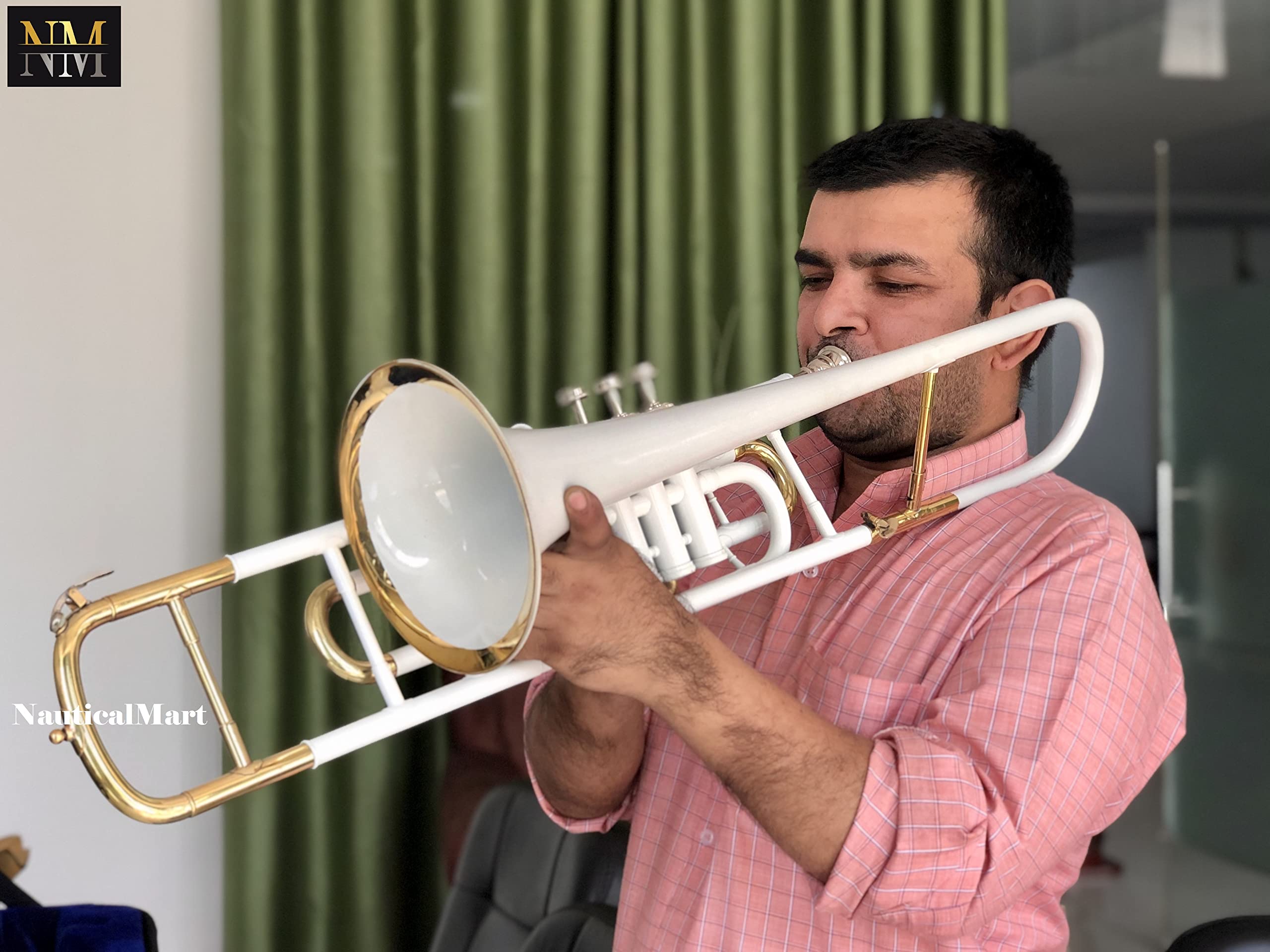 Nauticalmart Valve Trombone Bb White - Image 6