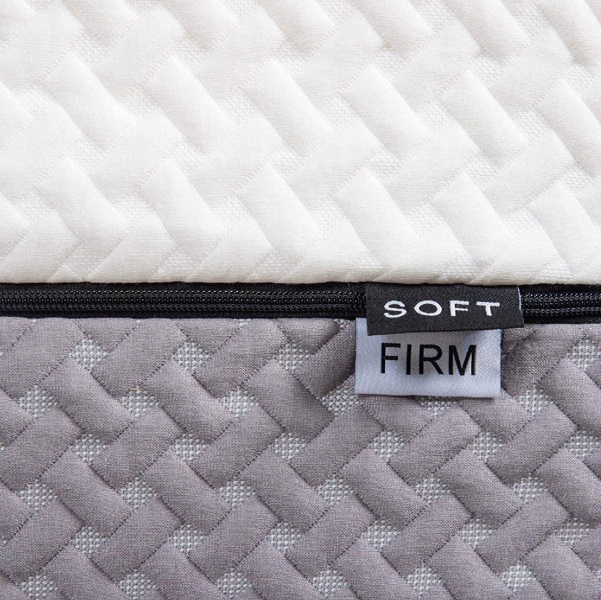 Milliard 10 inch Memory Foam Mattress, Extra Firm and Extra Soft, Reversible for Custom Comfort-Bed-in-a-Box/Pressure Relieving, Queen