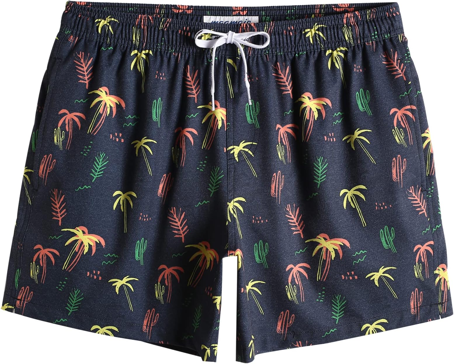 Mens 7" Stretch Swim Trunks Quick Dry Mesh Lining Swimwear Bathing Suits