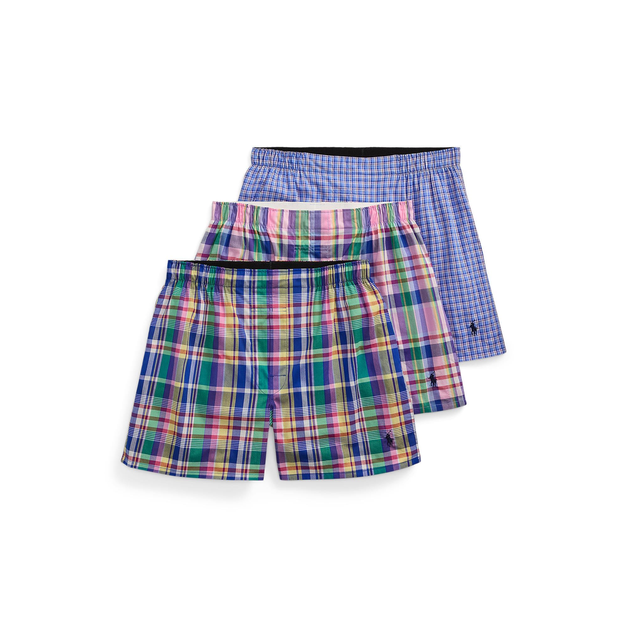 POLO RALPH LAUREN mens 3-pack Classic Fit Woven Boxers