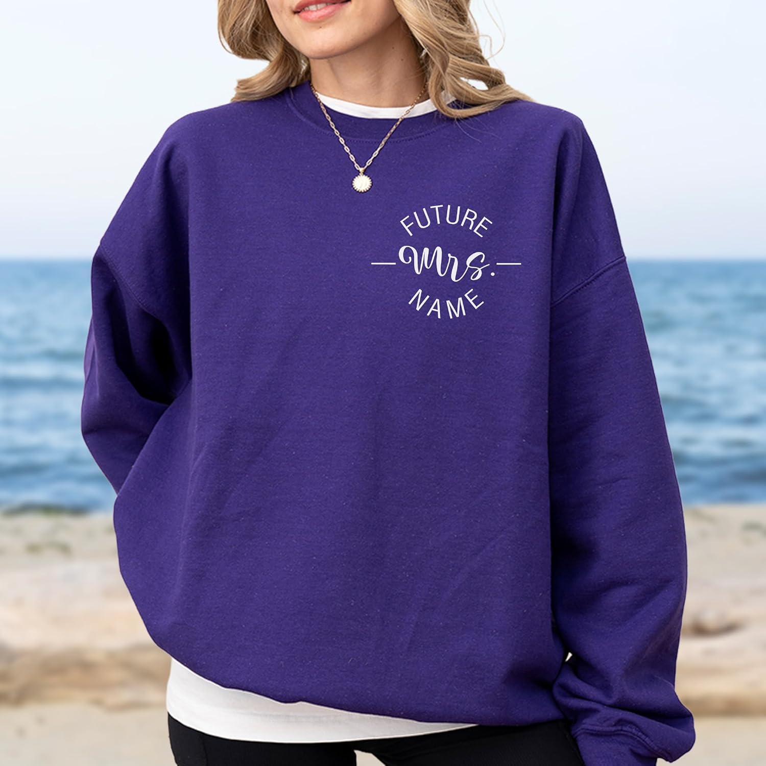 Personalized Future Mrs. T-Shirts, Customized Bride to Be Shirt for Women - Image 4