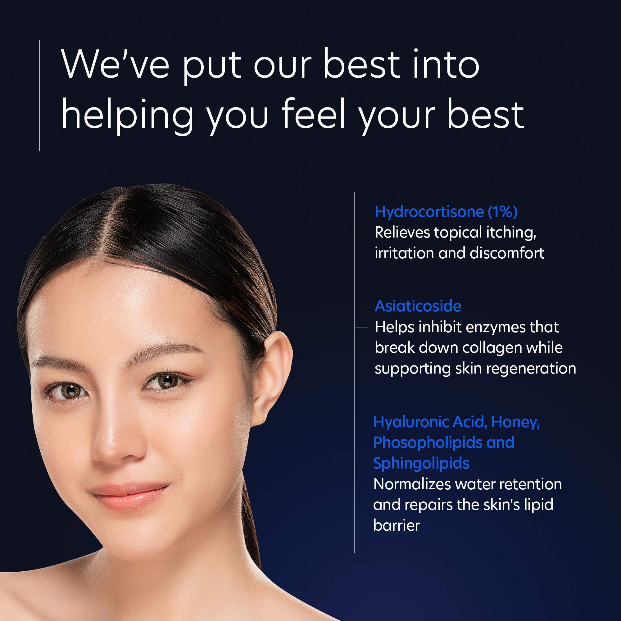 PCA SKIN CliniCalm 1% Maximum Strength Hydrocortisone Cream with Aloe