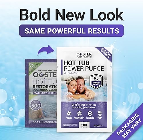 Miniatura 2 de Power Purge - Limpiador de jacuzzi con toalla, limpiador profundo para jets, tubos, fontanería, para spas estándar e inflables, elimina la