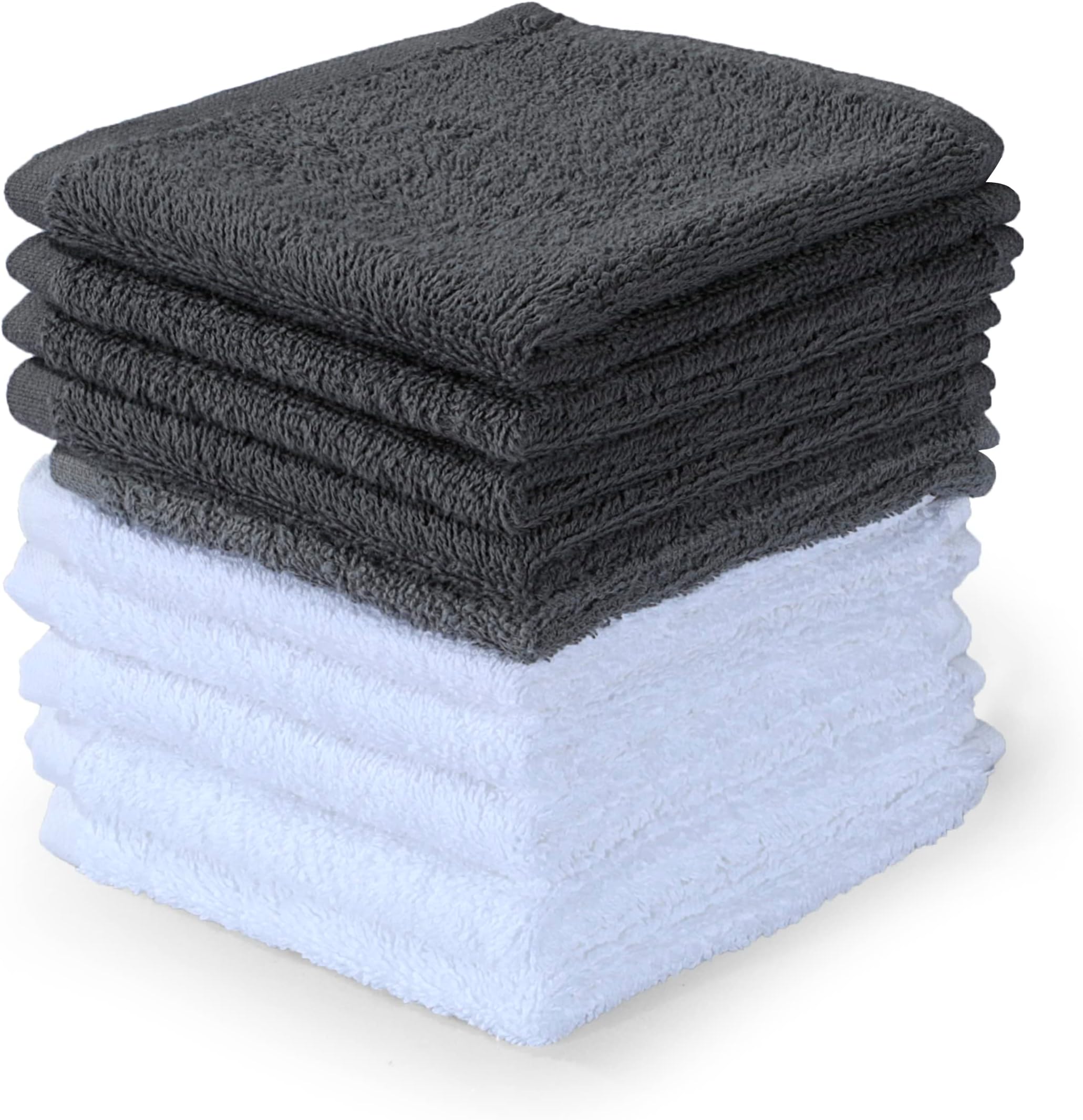 Cotton Face and hand Towels, A convenient and practical set of 10 towels, Offer versatility and functionality for your daily needs