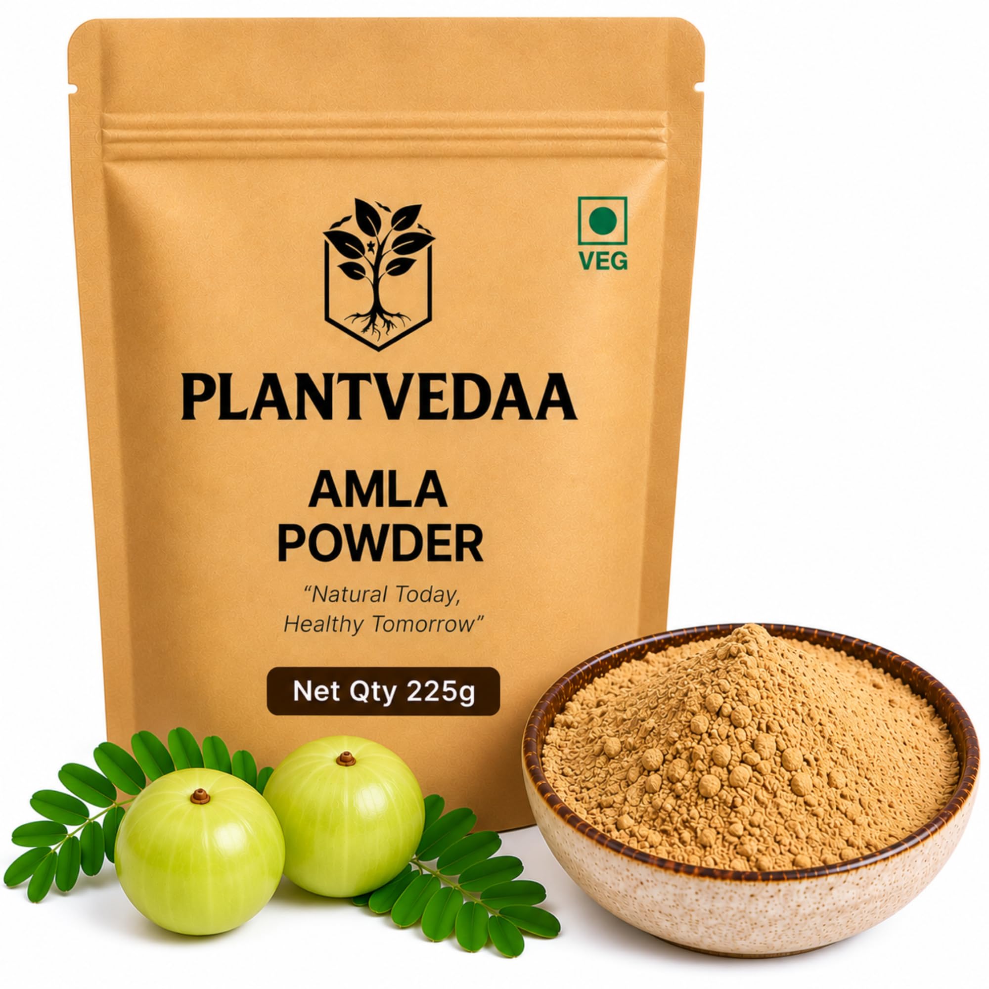 [BRSRGCAHPMNW2D33] Pure Amla Powder 225 Grams