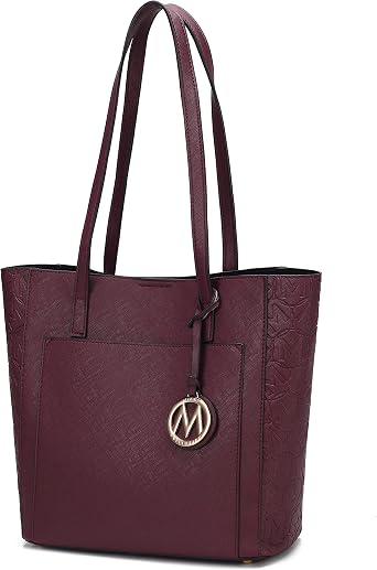 MKF Collection Tote Bag for Women, vegan Leather Large Top Handle Handbag Fashion Shoulder Bag Purse By Mia K