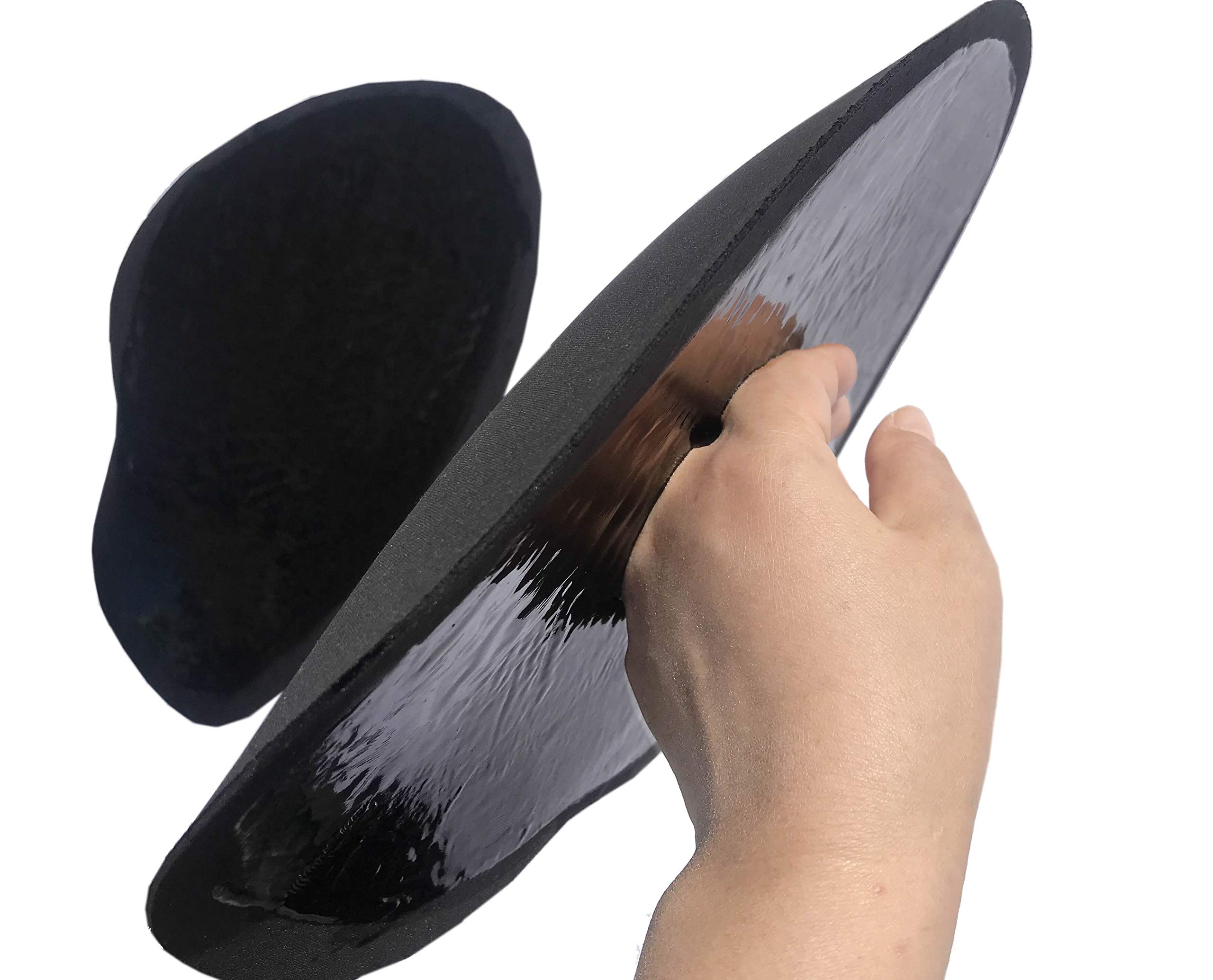 BIMEI 2PS Sponge Thigh Pads Hip Pads Sponge Thigh Pads Hip Lifting Pads (S, Black Mini Self-adhesive)