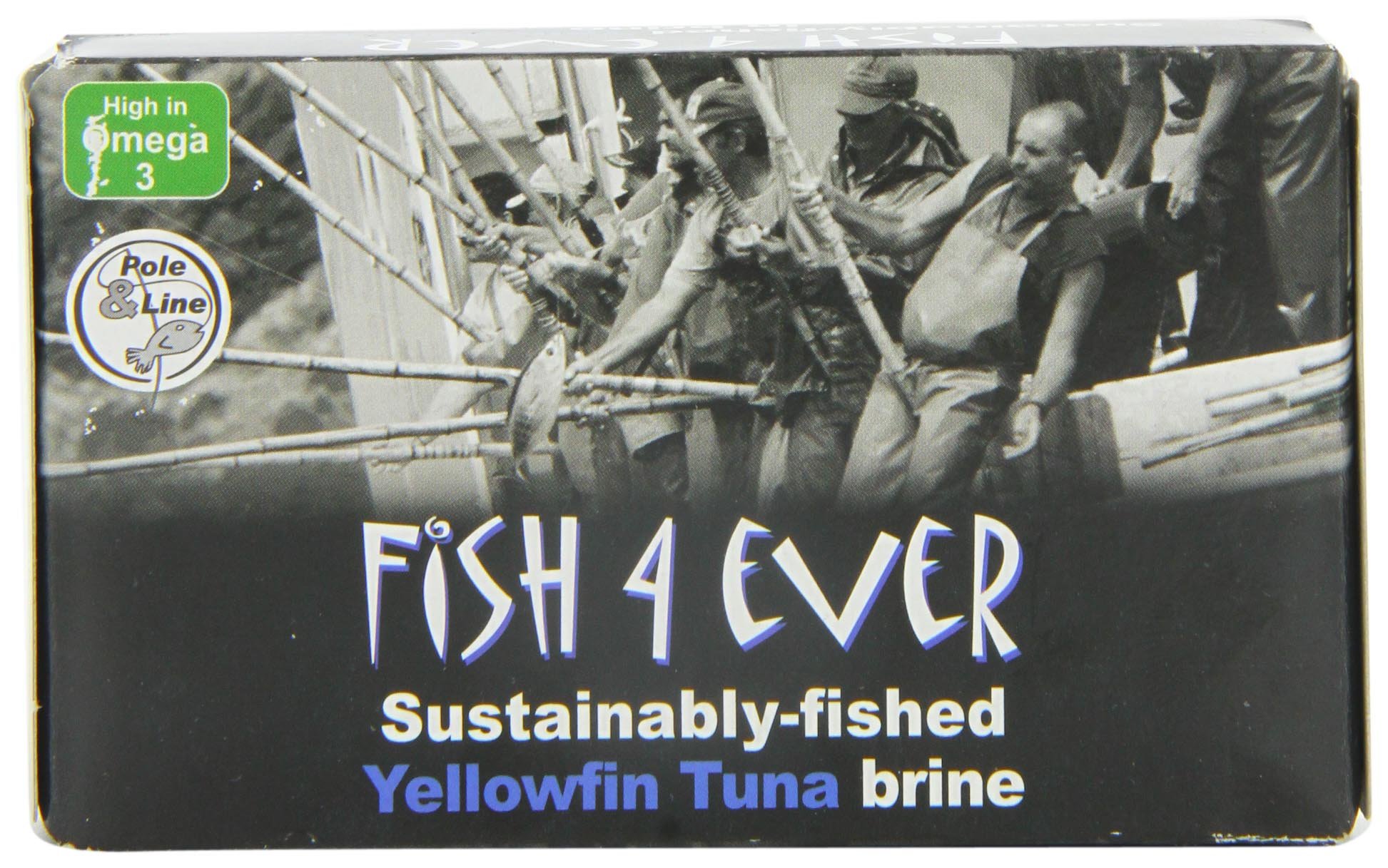 Fish4Ever Tuna Fish In Brine 120 g (Pack of 5) (Organic)