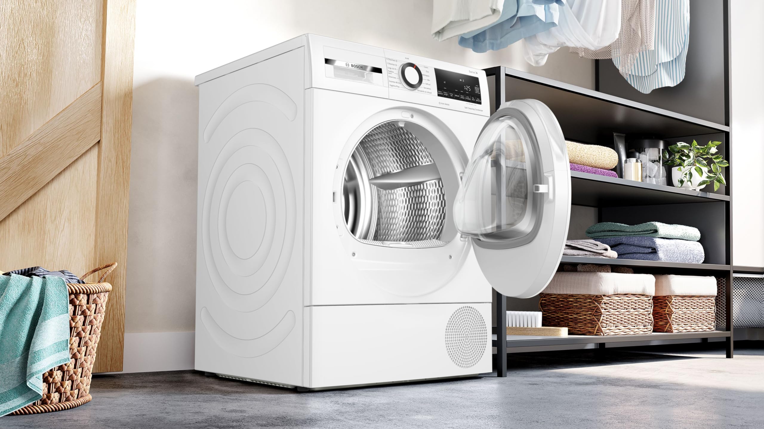 Bosch Série 6 Sèche linge Pompe à chaleur 8 kg Blanc