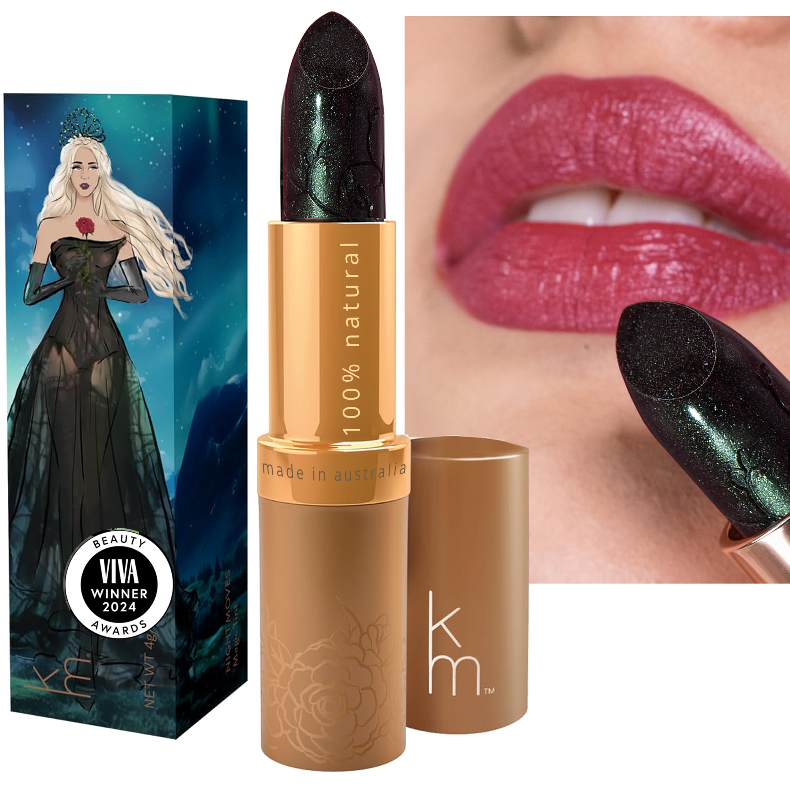 MinMin lip3色セット Amazon.com : Karen Murrell Color Changing Lipstick – Night Moves