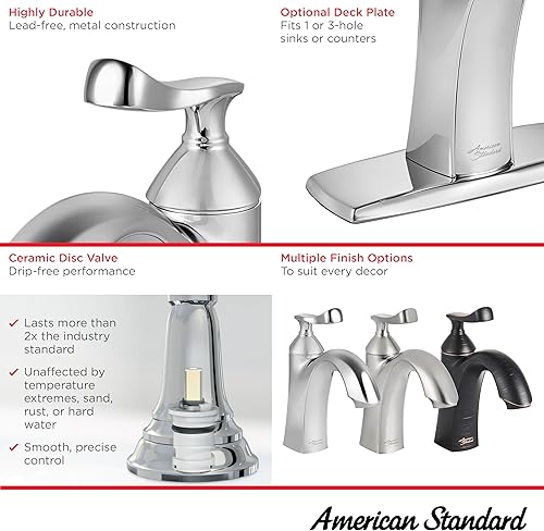 Miniatura 8 de American Standard 7413101. Chatfield - Grifo de baño, cromado pulido