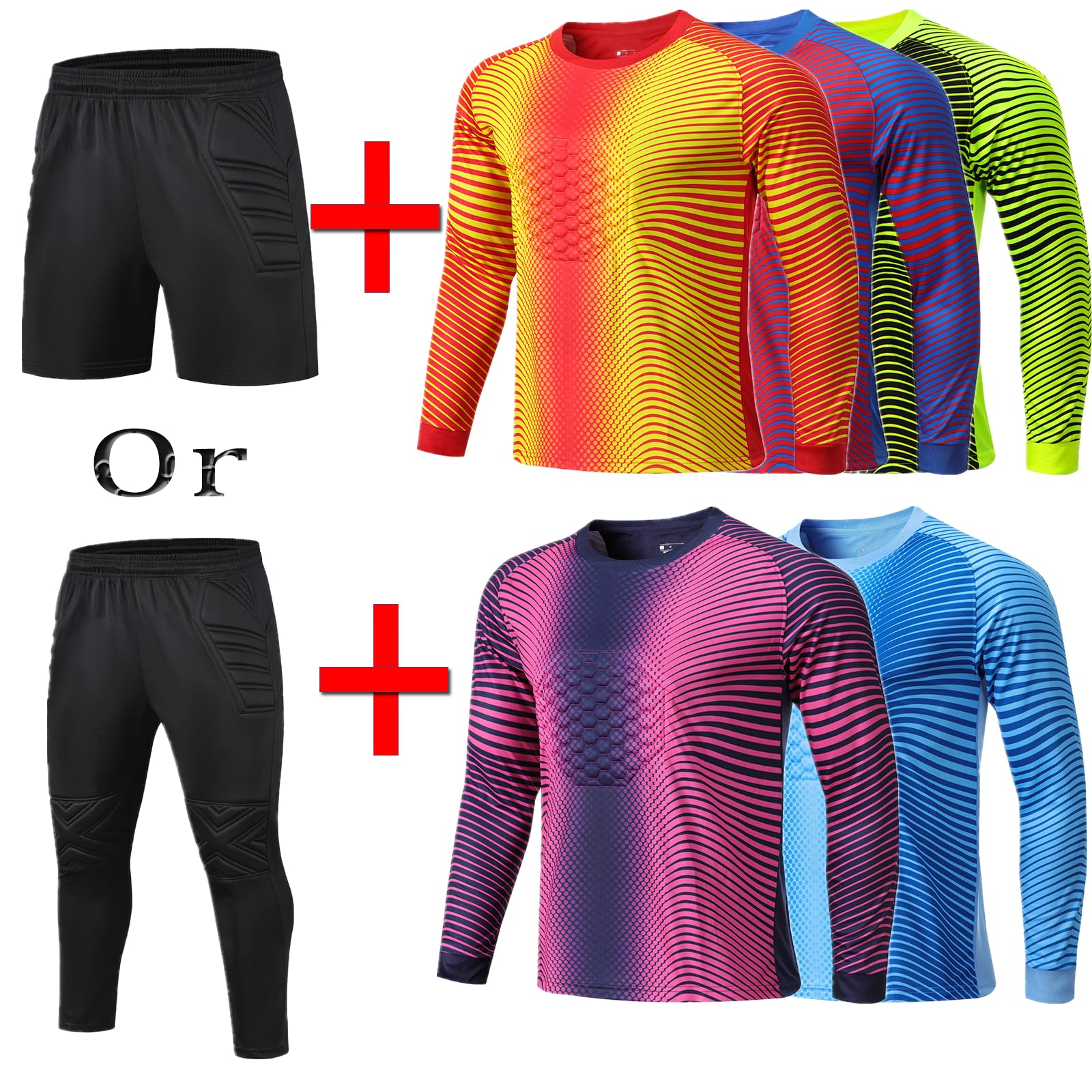 Camiseta de Portero Manga Larga Personalizable con Nombre y Número