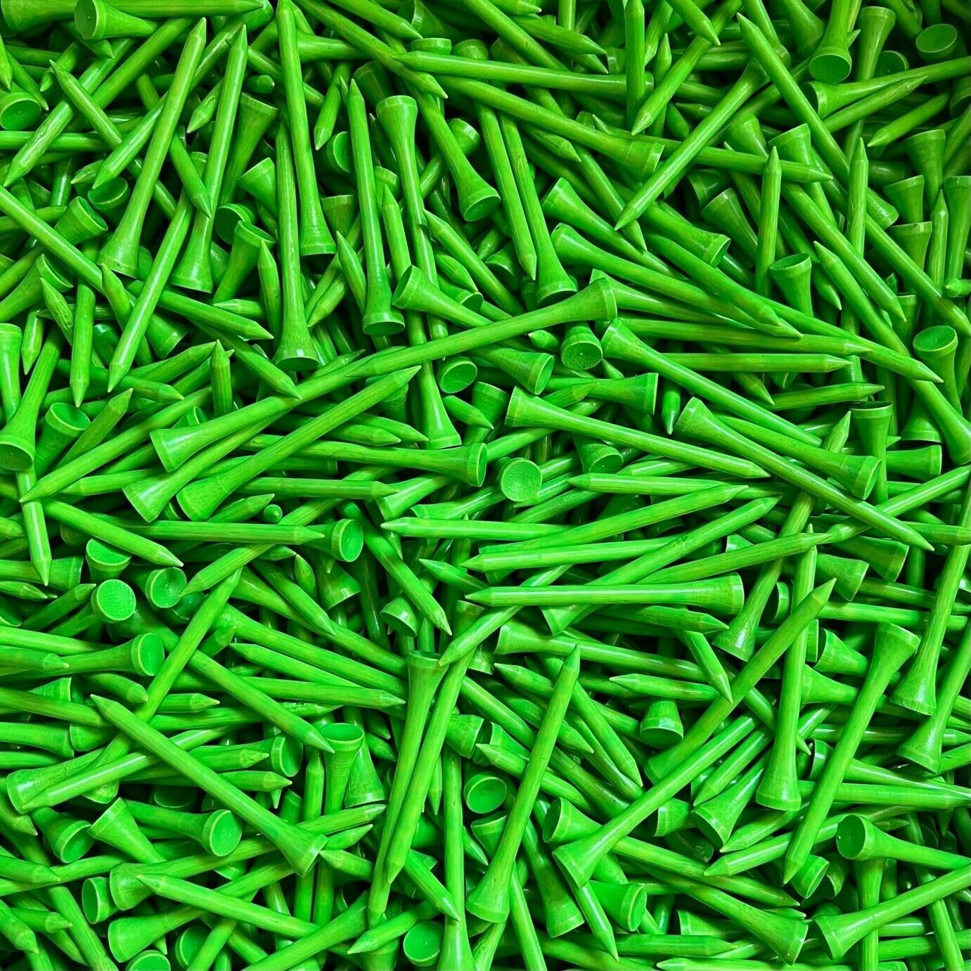 2.75" Long Premium Bamboo Golf Tees