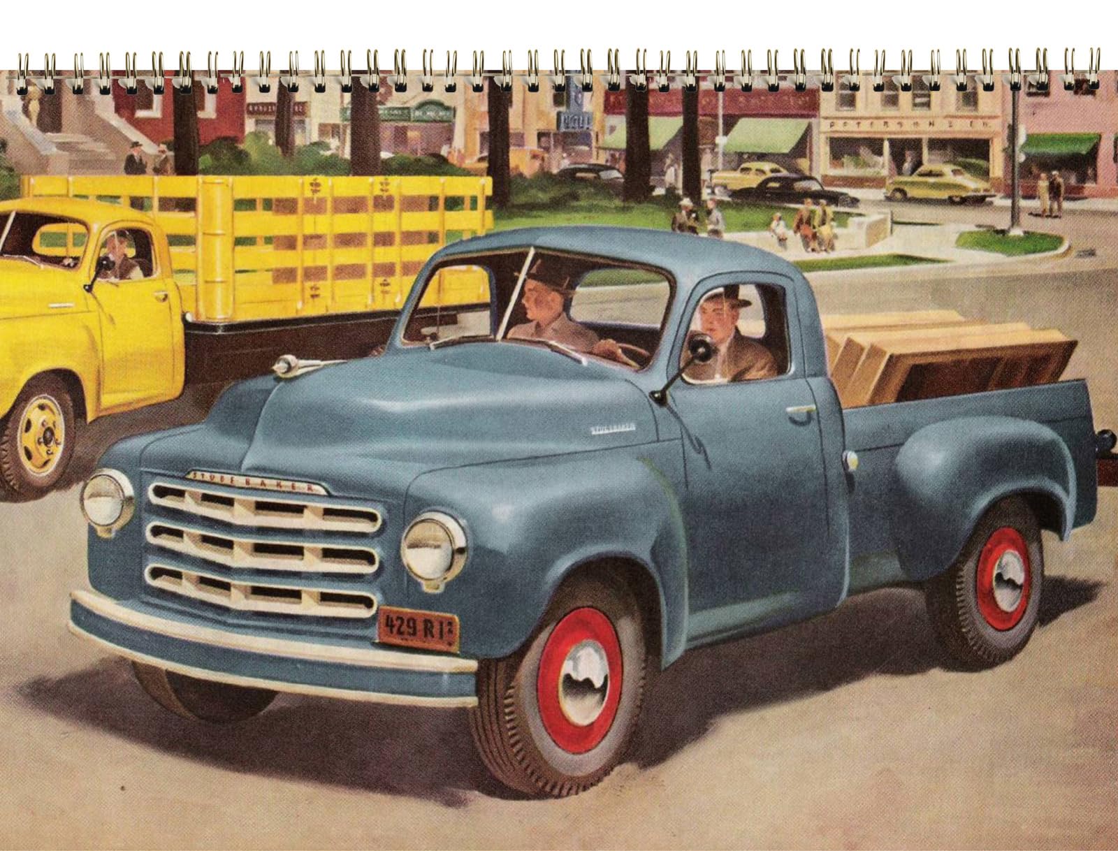 2025 Wall Calendar [12 pages 8"x12"] Studebaker Truck