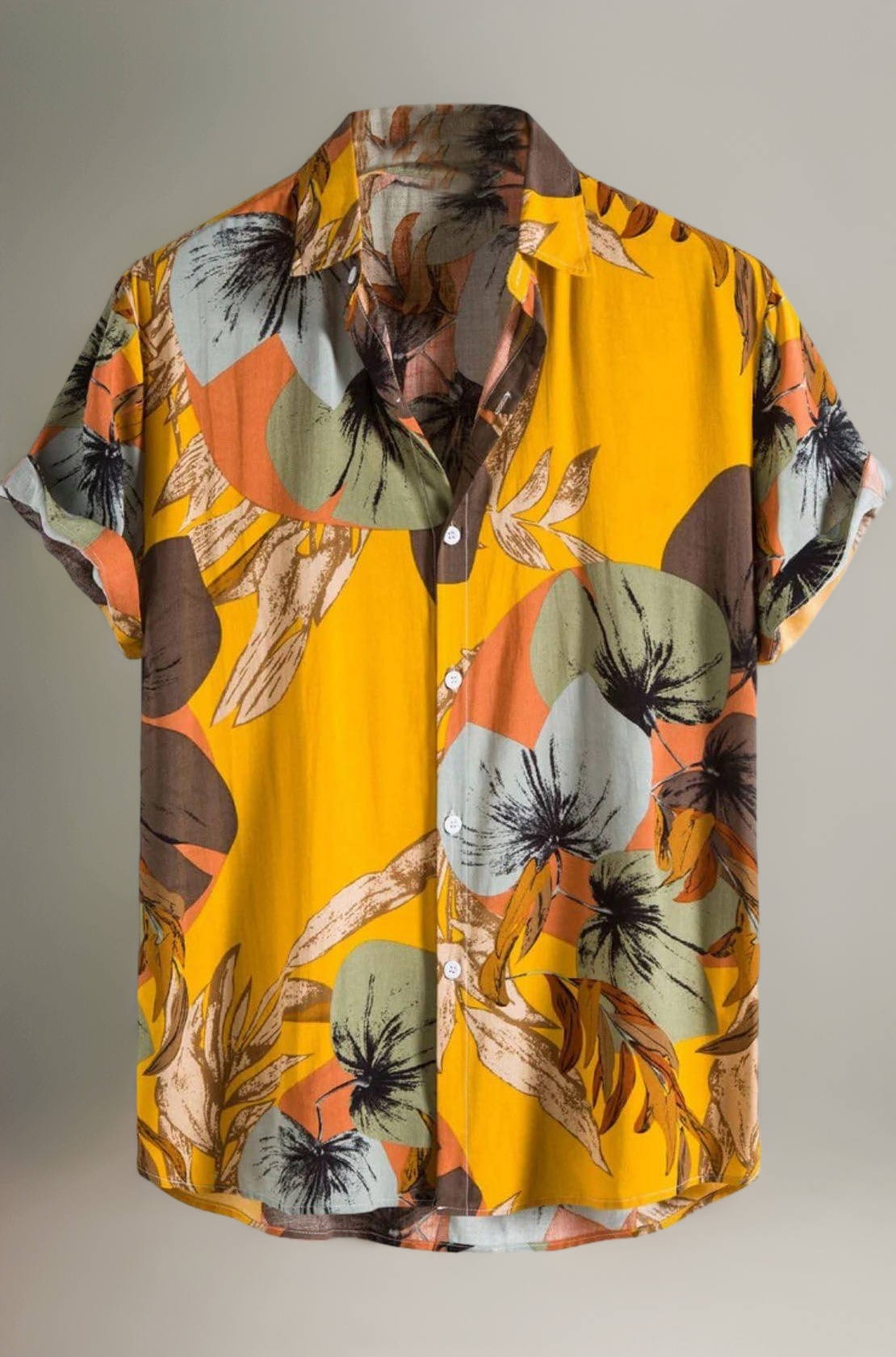 Leriya Fashion Men's Rayon Regular Fit Casual Shirt | Stylish | Printed| Formal|Solid Short Sleeve | Trendy | Summer-Button Down (Available in Plus Size and Combo Pack of 2)