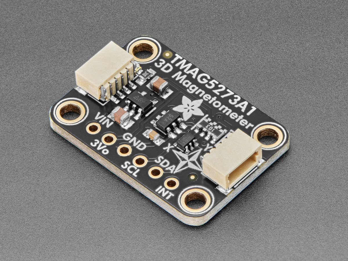 Adafruit TMAG5273 (A1) 3D-Hall-Effekt-Magnetometer Breakout-Board – ±40 mT, ±80 mT – STEMMA QT, 6489